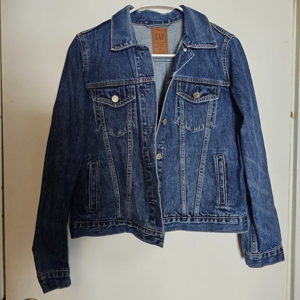 Gap Icon Denim Jacket (Size Medium) - image 1